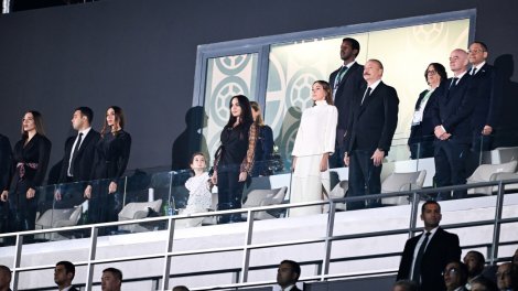 Prezident və birinci xanım dünya çempionatının və festivalının açılış mərasimini izlədi -YENİLƏNİB