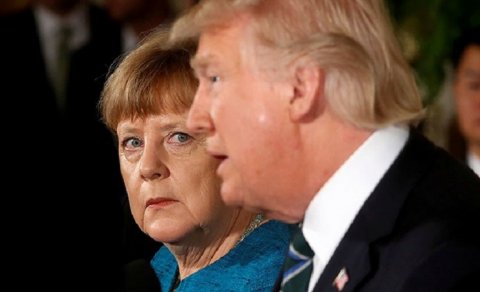 Merkel Trampın dəvətini rədd etdi