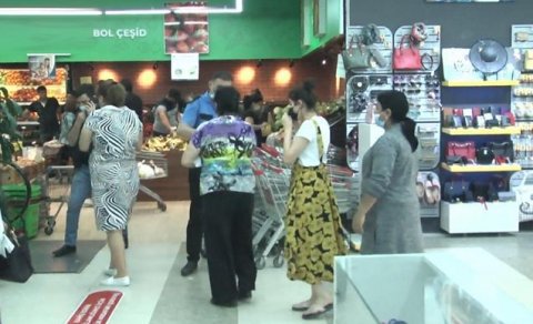 Market işçisində koronavirus - 45 əməkdaş karantinə alındı (VİDEO)