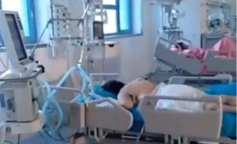 Azərbaycanda koronavirusa yoluxan xəstələrin reanimasiyadan ağır GÖRÜNTÜLƏRİ - VİDEO