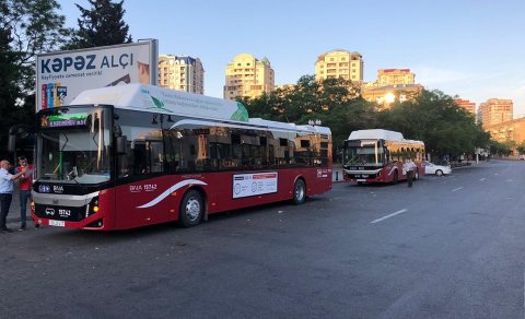 Daha bir marşrut xətti “BakuBus”a verildi - FOTO