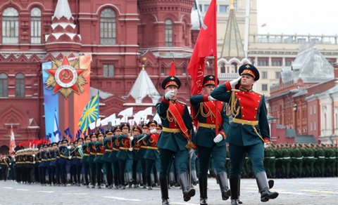Moskvadakı paradda meydana ilk olaraq Azərbaycan hərbçiləri çıxdı - YENİLƏNİB