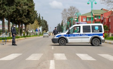 Bakıda karantin postunda polisi maşın vurdu