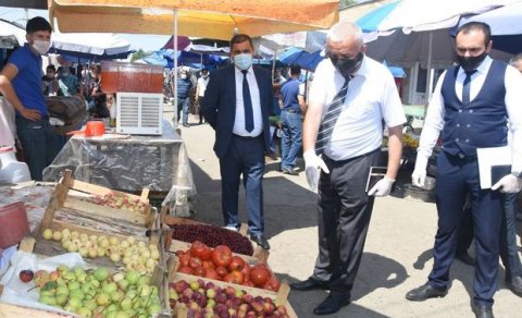 Bazar və kafelərdə karantin qaydaları pozuldu, agentlik hərəkətə keçdi - FOTO