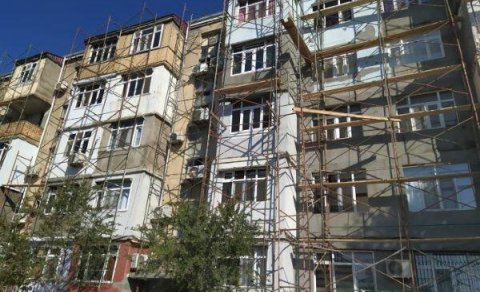 Genaral Həşimovun yaşadığı bina təmir edilir - FOTO