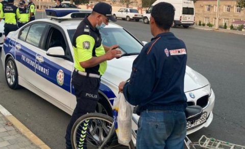 Yol polisi velosipedçilərə qarşı ciddi tədbirlərə başladı – Cərimələnənlər var