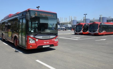 Paytaxtda sərnişindaşımaya 100 avtobus da əlavə olundu