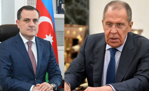 Ceyhun Bayramovla Lavrov arasında görüş: Dağlıq Qarabağ müzakirə edilir