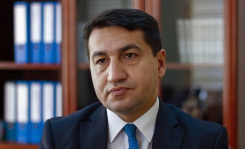 Ermənistan tərəfindən atılan “Smerç” yaşayış evinin həyətinə düşüb - Hikmət Hacıyev