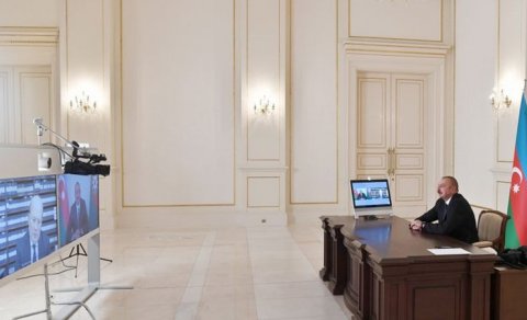 Prezident İtaliyanın Rai-1 kanalına müsahibə verdi