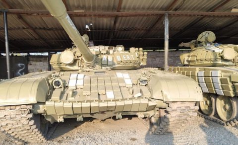 Erməni tankları özlərinə qarşı - FOTOLAR