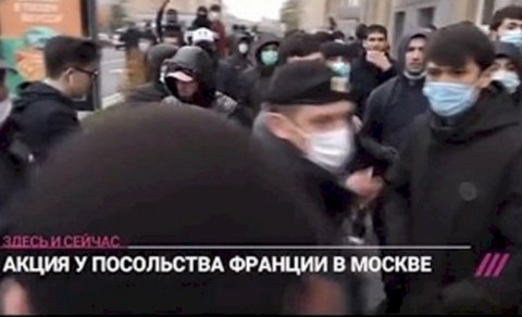 Ermənilər Moskvada belə ağladılar - VİDEO
