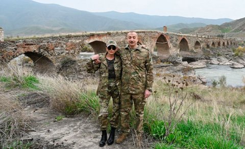 Prezidentlə xanımının Füzuli və Cəbrayıla tarixi səfərindən FOTOLAR