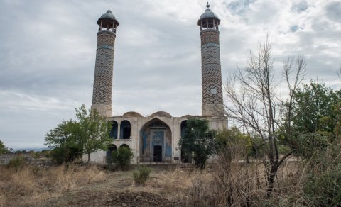 Ağdamın peykdən görüntüsü - FOTO