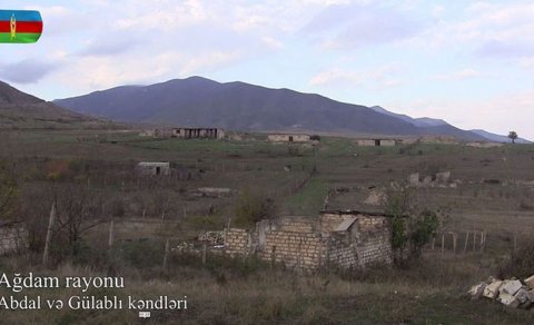 Ağdamın işğaldan azad olunmuş Abdal və Gülablı kəndləri - VİDEO