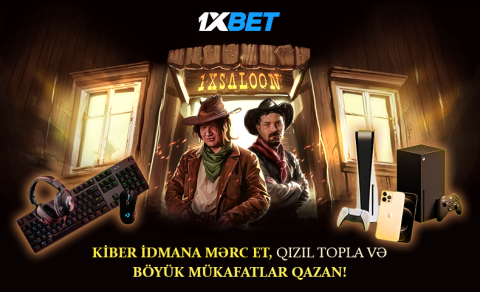 Saloon-a xoş gəlmisiniz: 1xBet-də yeni oyun konsolları və iPhone 12 oynanılacaq.