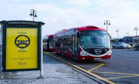 Bakıda avtobusların yolu 3 günlük dəyişdirilir