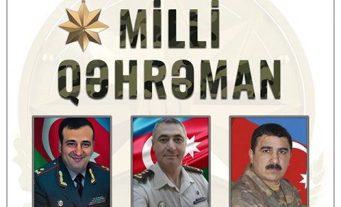 Hər üç Milli Qəhrəmana Prezidentin aylıq təqaüdü təyin edildi