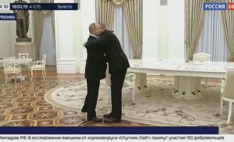 Putin İlham Əliyevi belə qarşıladı - VİDEO