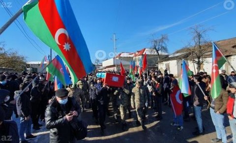 Daha bir şəhidimiz dəfn edildi - FOTO