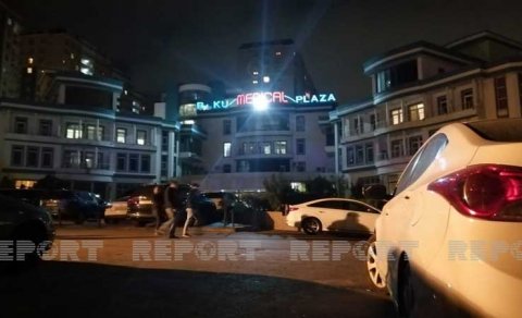 “Baku Medical Plaza”da yanğın - xəstələr təxliyyə olunub (FOTO/VİDEO)