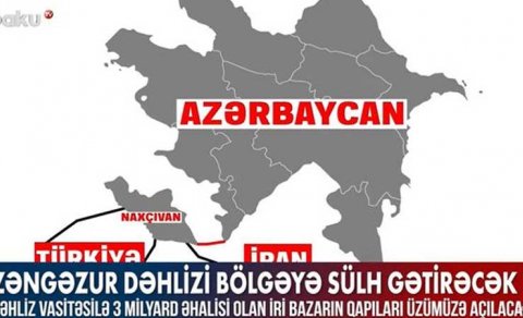 Zəngəzur dəhlizi vasitəsilə iri bazarın qapıları üzümüzə açılacaq (VİDEO)