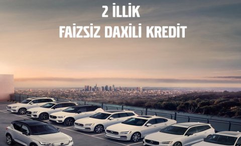 Volvo-dan faizsiz kredit kampaniyası