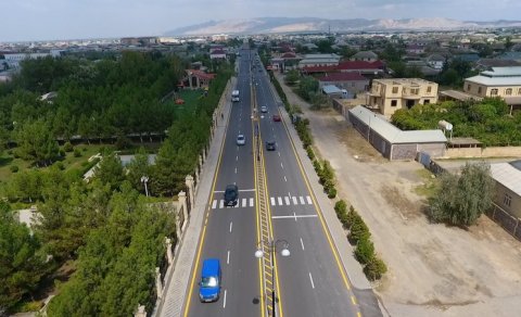 Hacıqabul-Muğan avtomobil yolu istifadəyə verildi