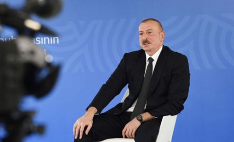 Prezident AzTV-yə müsahibə verdi