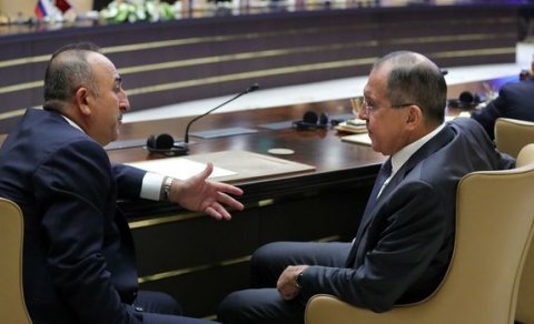 Lavrov və Çavuşoğlu Qarabağı müzakirə etdi