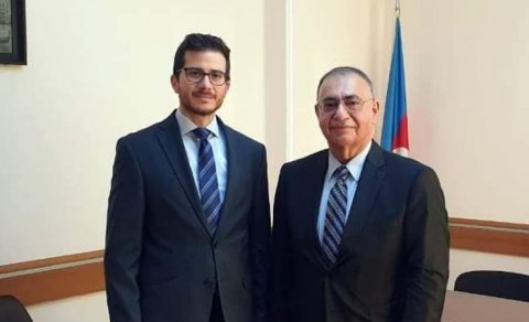 Asim Mollazadə İsrailin Azərbaycandakı səfiri ilə görüşdü