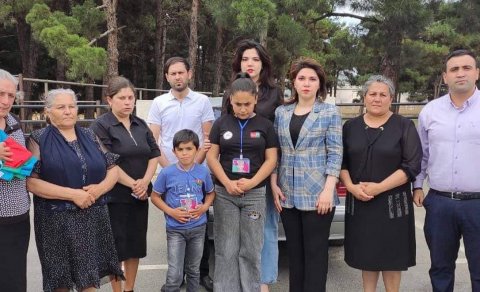 Vətən müharibəsi şəhidinin ailəsi ziyarət edildi - FOTO