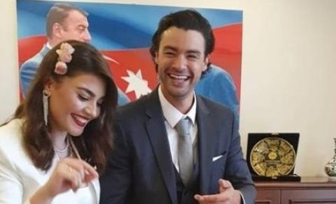Van Dammın oğlu azərbaycanlı qızla evləndi - FOTO