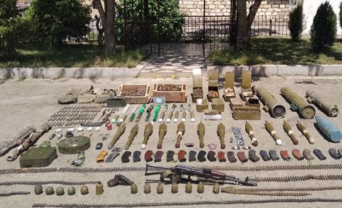 Şuşada 20 raket, 7 mindən çox patron tapıldı