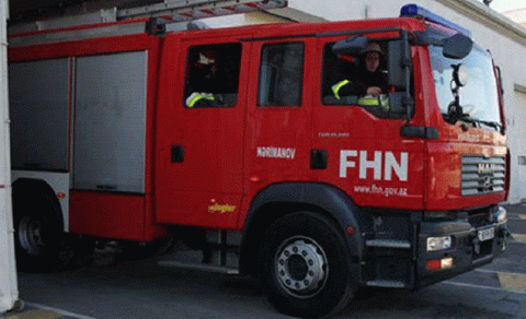 Bakıda daha bir yaşayış binasında YANĞIN