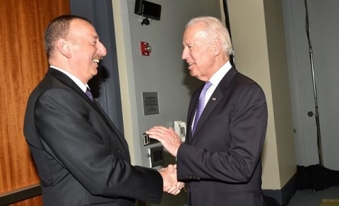 İlham Əliyevdən Baydenə TƏBRİK