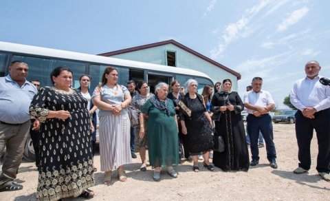 Zəngilanlılar doğma kəndlərində qurban kəsdi - FOTOLAR