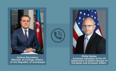 Ceyhun Bayramov ABŞ rəsmisi ilə sərhəddəki gərginliyi müzakirə edib