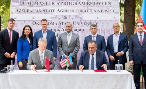 ADAU ilə Oklahoma Dövlət Universiteti arasında Əməkdaşlıq Memorandumu imzalandı