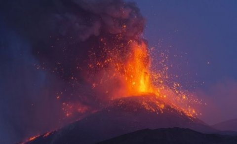 Etna vulkanı aktivləşib - VİDEO