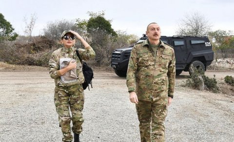 Prezident İlham Əliyev və birinci xanım Kəlbəcər və Laçında olublar