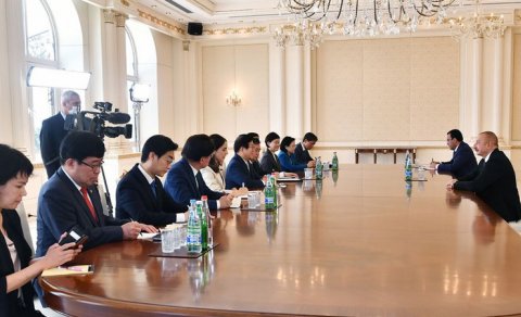 Prezident Koreya Milli Assambleyasının sədrini qəbul etdi - YENİLƏNİB