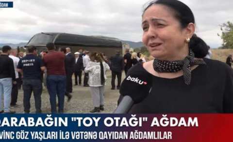 Qarabağın “toy otağı” Ağdam sakinlərinə qovuşdu (VİDEO)