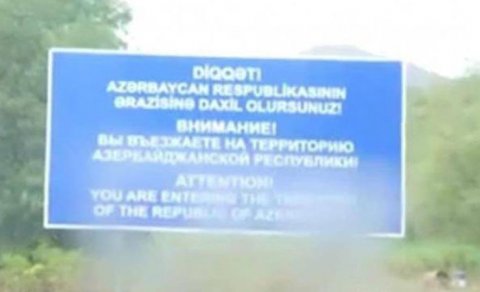 Erməniləri təşvişə salan lövhə