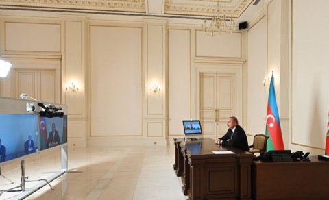Prezident yeni icra başçılarını videoformatda qəbul etdi