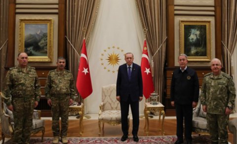 Ərdoğan Zakir Həsənovu qəbul etdi