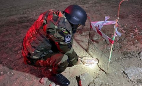Bakıda bu ərazidə top mərmisi tapıldı- FOTO