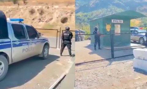 Qafan-Gorus yolunda daha bir QADAĞA: Ermənistan və İran maşınları..