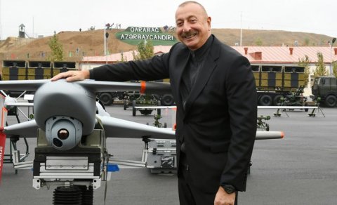 Cəbrayıldakı yeni hərbi hissə “Harop” və “Quzğun” PUA-ları ilə təchiz edildi
