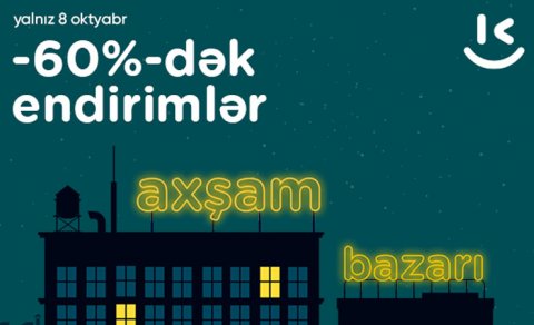 “Kontakt”da cəmi 3 saat ərzində - 60%-dək endirimlər